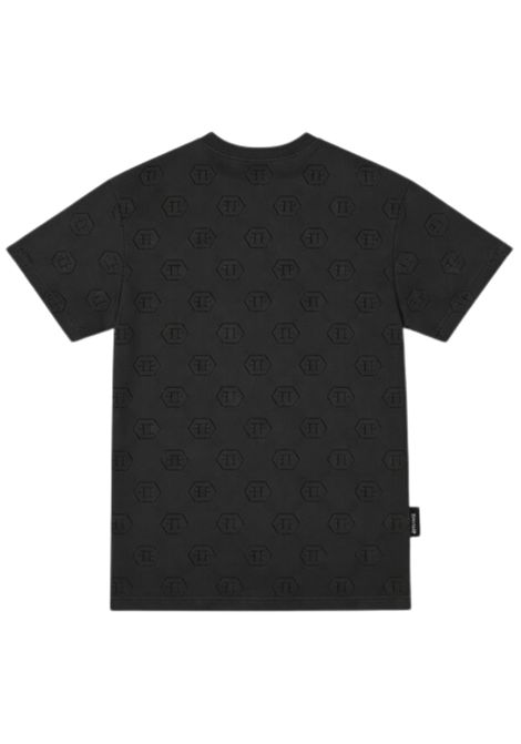 Abito bambina nero in cotone Philipp Plein | GDR200NERO