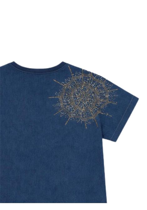 Abito bambina in cotone denim Philipp Plein | GDR205DENIM