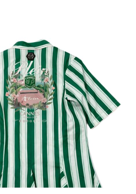 Abito bambina verde in cotone Philipp Plein | GDR237VERDE