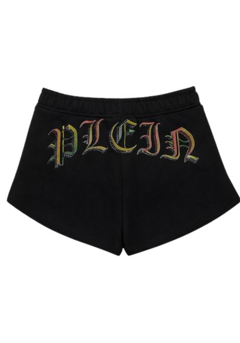 Shorts bambina nero in cotone Philipp Plein | GSH142NERO