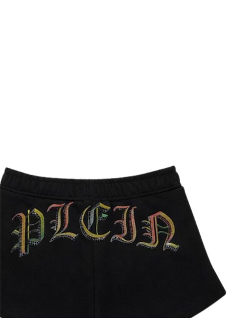 Shorts bambina nero in cotone Philipp Plein | GSH142NERO