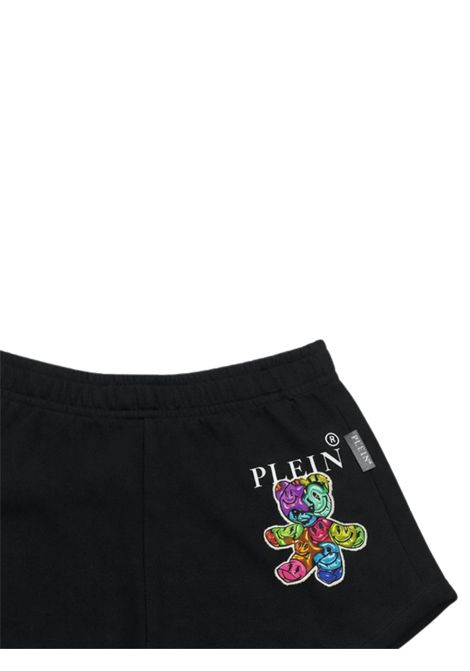 Shorts bambina nero in cotone Philipp Plein | GSH159NERO