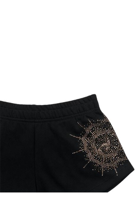 Shorts bambina nero in cotone Philipp Plein | GSH181NERO