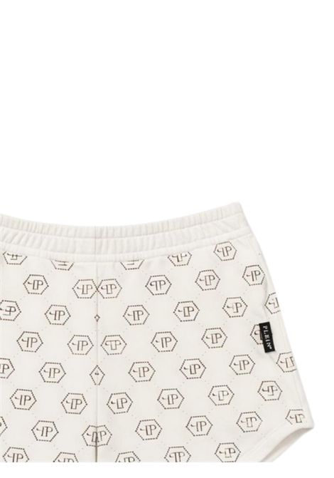 Shorts bambina bianco in cotone Philipp Plein | GSH196BIANCO