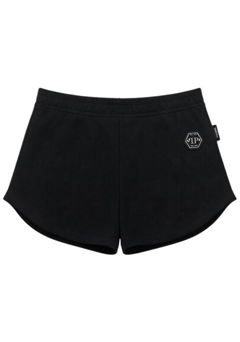 Shorts bambina nero in cotone Philipp Plein | GSH212NERO