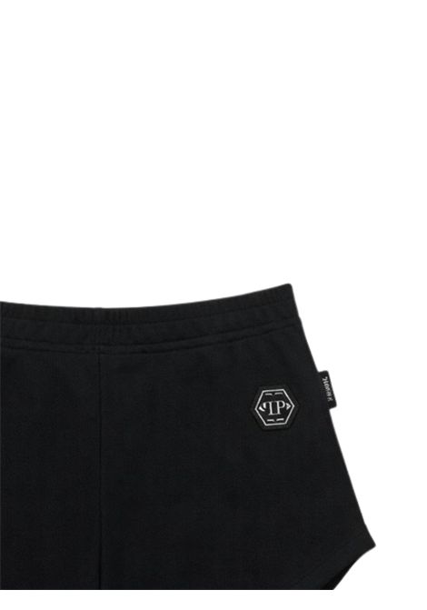Shorts bambina nero in cotone Philipp Plein | GSH212NERO