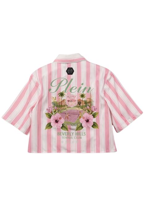 Camicia bambina rosa in cotone Philipp Plein | GSI242ROSA