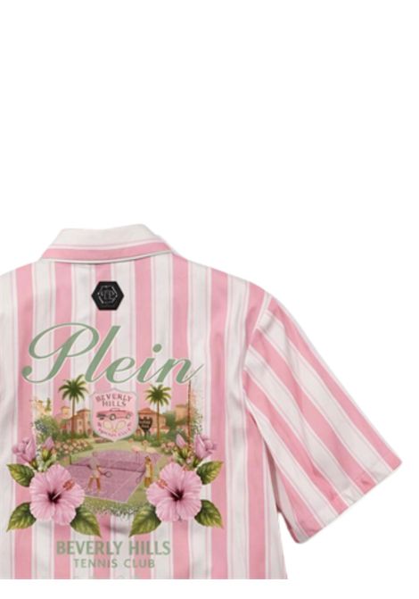 Camicia bambina rosa in cotone Philipp Plein | GSI242ROSA