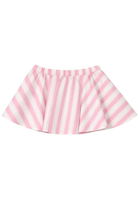 Pink cotton skirt for girls Philipp Plein | GSK243ROSA
