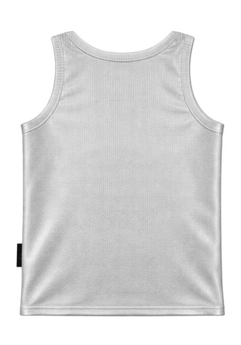 Canotta bambina argento in cotone Philipp Plein | GTA218ARGENTO