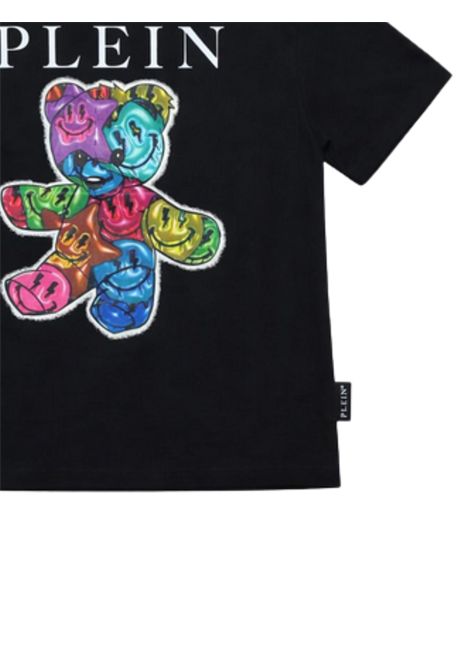 T-shirt bambina nera in cotone Philipp Plein | GTH160NERO