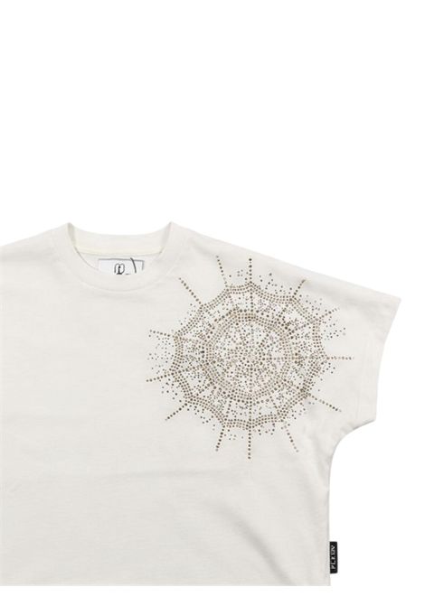 T-shirt bambina bianca in cotone Philipp Plein | GTH183BIANCO
