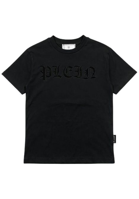 T-shirt bambina nera in cotone Philipp Plein | GTH216NERO