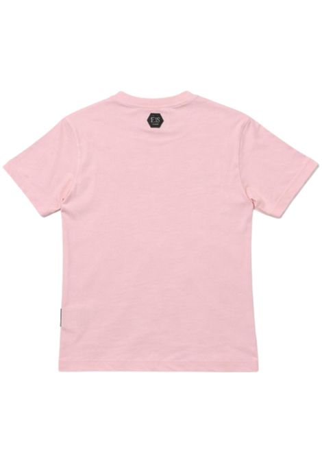 Pink cotton T-shirt for girls Philipp Plein | GTH236ROSA