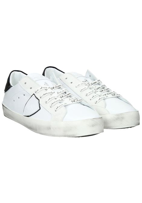 Unisex white leather shoes Philippe Model | 78463/PIABIANCO