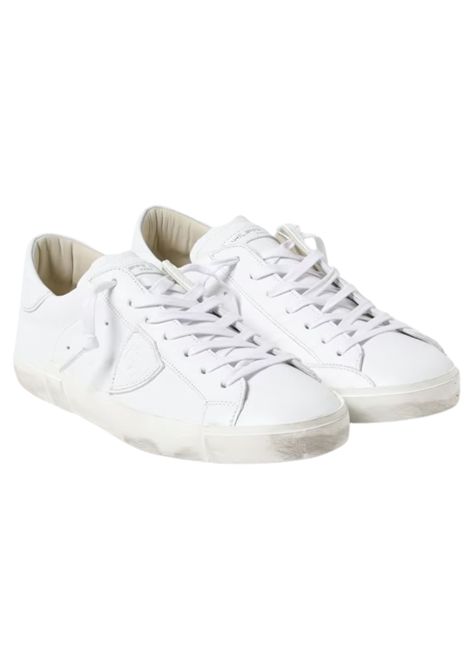 Unisex white leather shoes Philippe Model | 80708/PIABIANCO