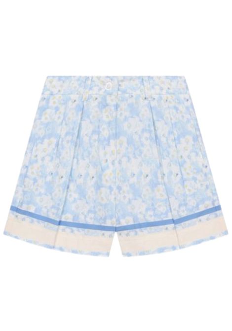 Shorts bambina azzurro in cotone PHILOSOPHY | I1E4125617/MAAZZURRO