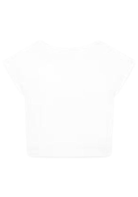 T-shirt bambina bianco in cotone PHILOSOPHY | I1E6035203/MABIANCO