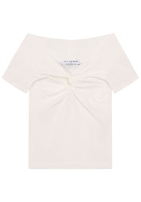 T-shirt bambina bianca in cotone PHILOSOPHY | I1E6185202/MABIANCO