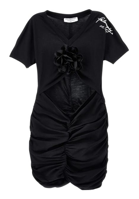 Abito bambina nero PHILOSOPHY | I1E9035211/MANERO