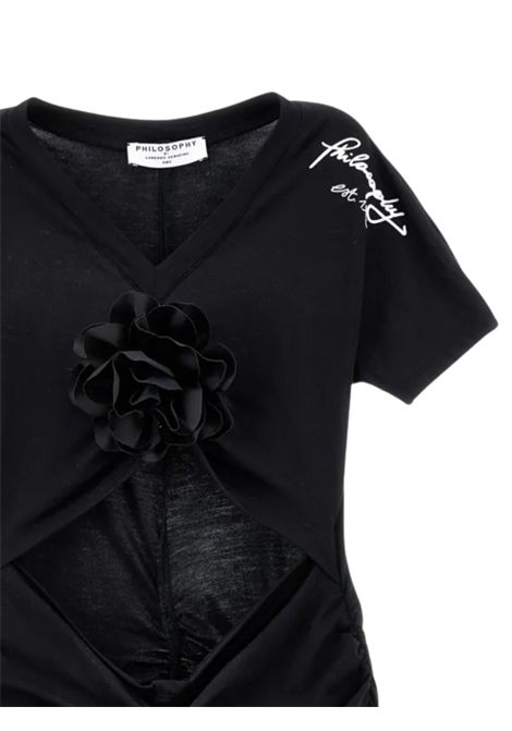 Abito bambina nero PHILOSOPHY | I1E9035211/MANERO