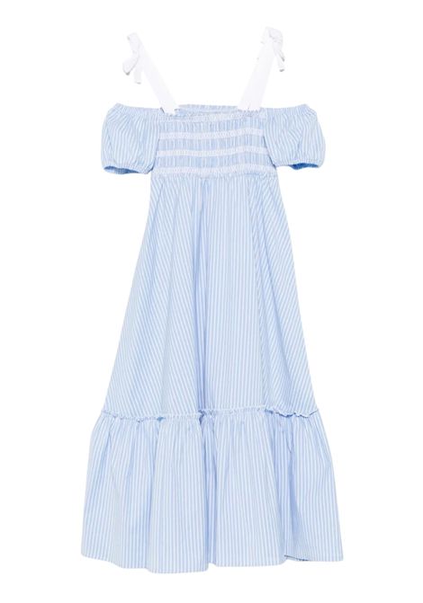 Abito bambina azzurro in cotone PHILOSOPHY | I1E912NP5146/MAAZZURRO