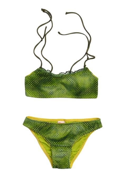 Costume da bagno bambina due pezzi Pin - Up stars | PF751C/MAVERDE