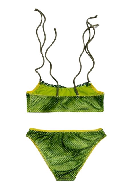 Costume da bagno bambina due pezzi Pin - Up stars | PF751C/MAVERDE