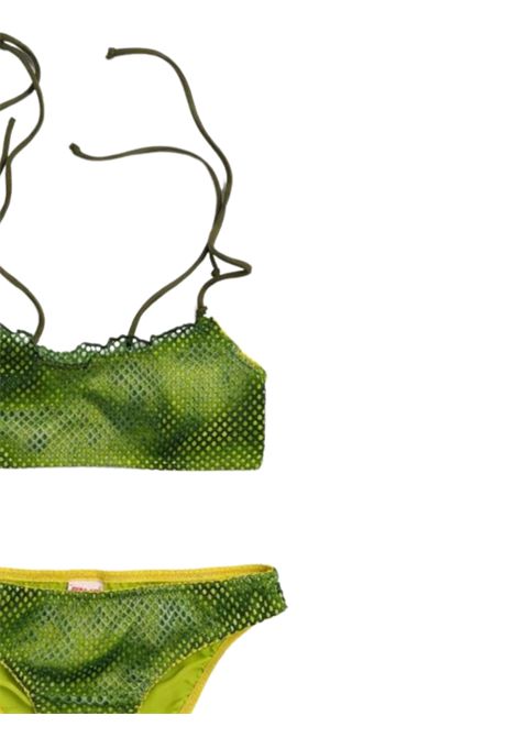 Costume da bagno bambina due pezzi Pin - Up stars | PF751C/MAVERDE