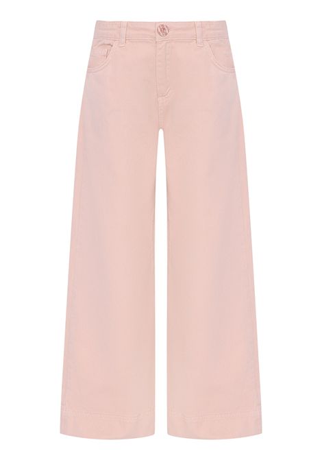 Pink cotton jeans for girls Pinko | F4PIJGDP113/MOROSA