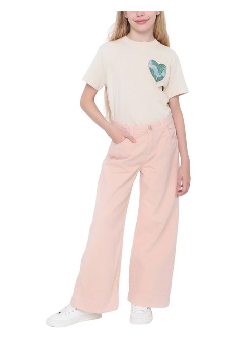 Pink cotton jeans for girls Pinko | F4PIJGDP113/MOROSA