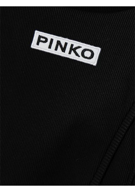 Black cotton tank top for girls Pinko | KFTS012/SUNERO