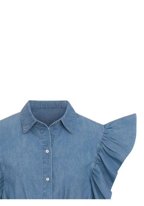 Camicia bambina in cotone denim Please | CC28010G72/MADENIM