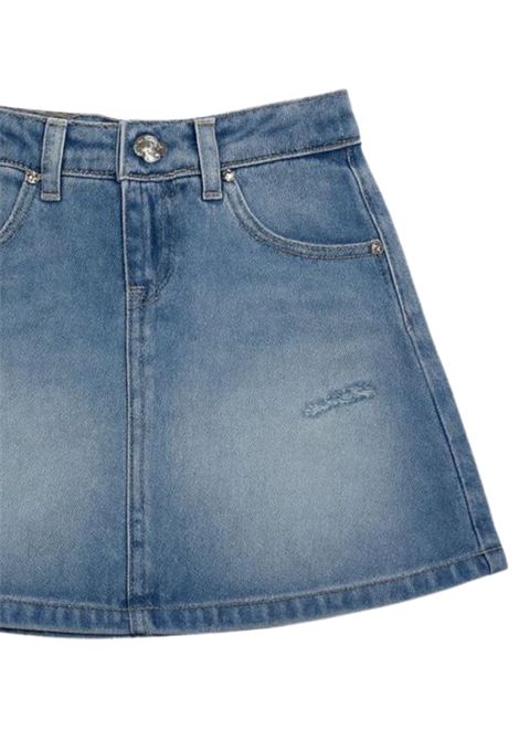 Gonna bambina in cotone denim Please | GB61010G72/MADENIM