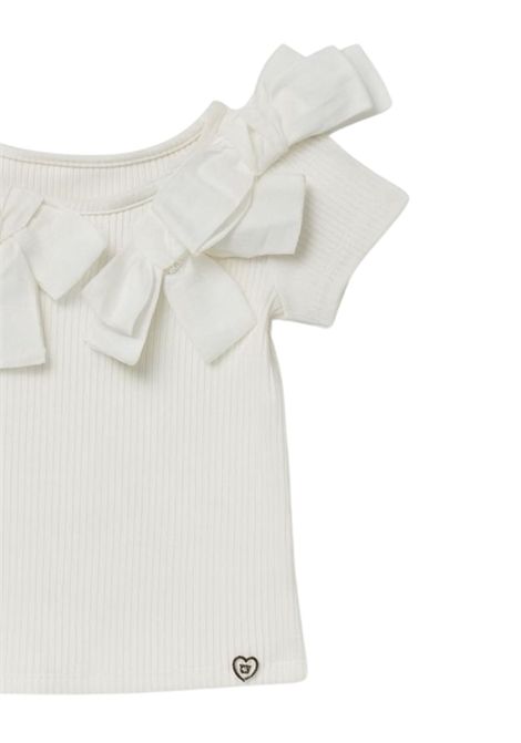 Canotta bambina bianca in viscosa Please | MB32070G73/MABIANCO
