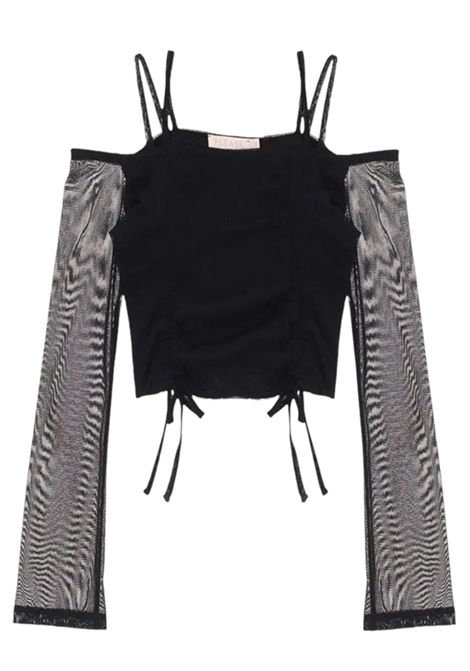 Top bambina nero Please | ML00290G73/MANERO