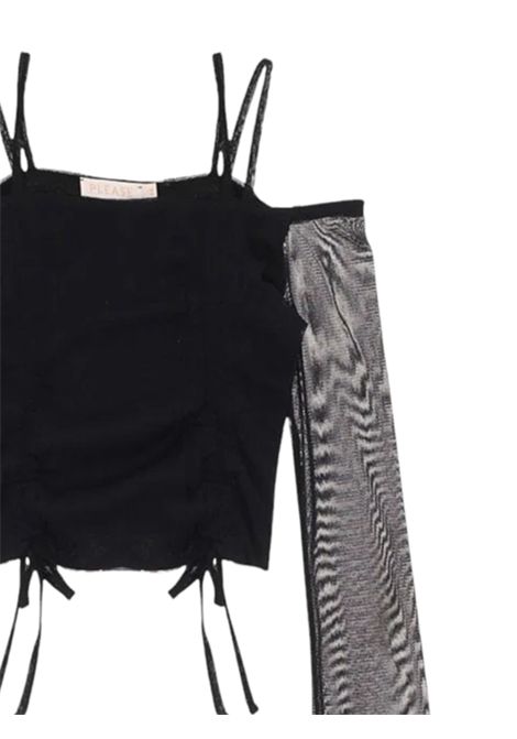 Top bambina nero Please | ML00290G73/MANERO