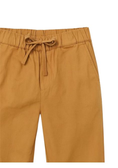 Beige cotton trousers for children Please | PE84270B72/MABEIGE