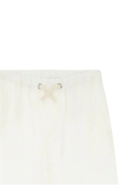 Pantalone bambino bianco in cotone Please | PE84270B72/MABIANCO