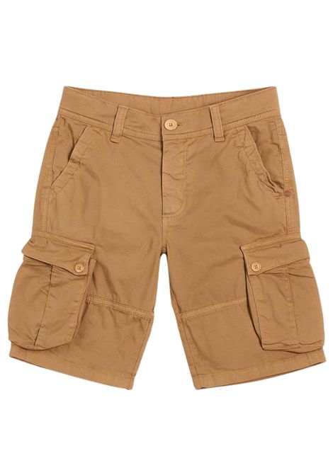 Beige cotton Bermuda shorts for children Please | RBO01132B72/MABEIGE