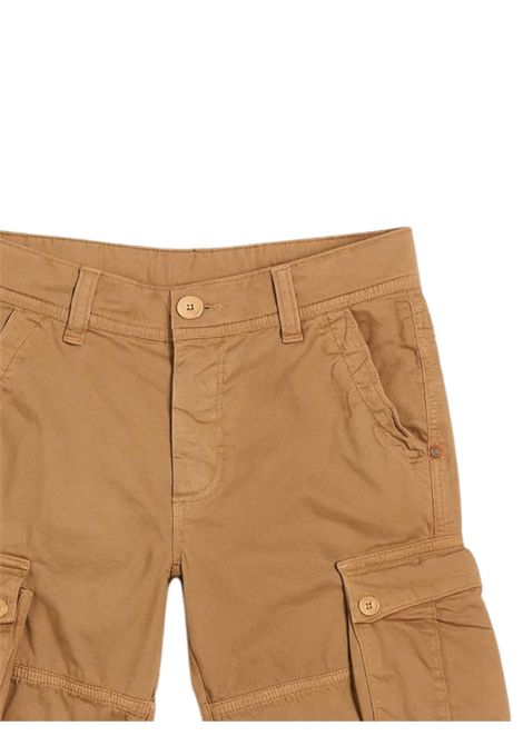 Beige cotton Bermuda shorts for children Please | RBO01132B72/MABEIGE