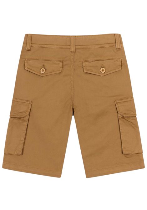 Beige cotton Bermuda shorts for children Please | RBO01132B72/MABEIGE