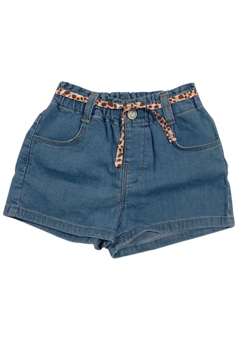 Shorts bambina in cotone denim Please | RE79012G71/MADENIM