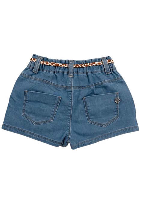 Shorts bambina in cotone denim Please | RE79012G71/MADENIM