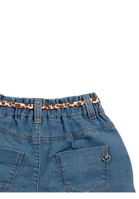 Shorts bambina in cotone denim Please | RE79012G71/MADENIM