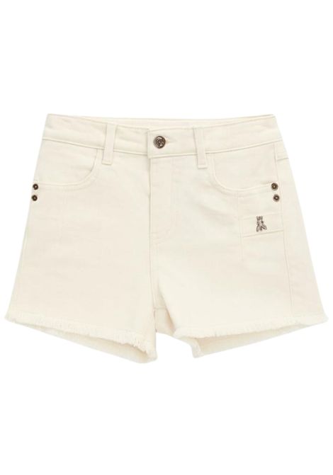 Shorts bambina in cotone denim PREMIUM QUALITY DENIM | 7P0377/MABIANCO