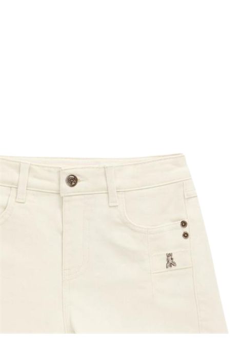 Shorts bambina in cotone denim PREMIUM QUALITY DENIM | 7P0377/MABIANCO
