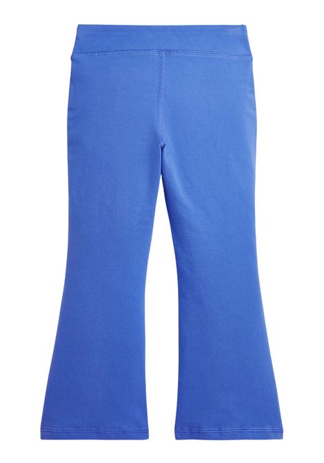 Blue cotton leggings for girls RALPH LAUREN | 313925883004/MOBLU