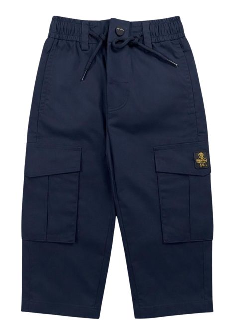 Pantalone neonato blu in cotone REFRIGIWEAR | 1707BLU