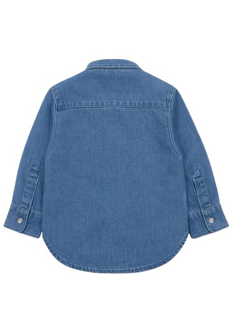 Camicia neonato in cotone denim REFRIGIWEAR | 1723DENIM